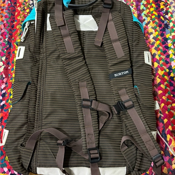 TEAL AND BROWN BURTON ANNEX BACKPACK - Picture 5 of 7